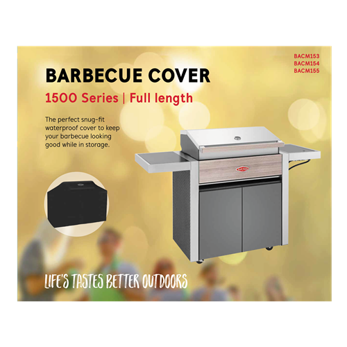 Beefeater Cobertura Premium p/ BBQ 1500 - 4Q c/ carrinho