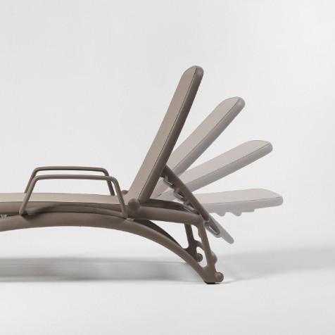 Nardi Atlantico Espreguiçadeira C/ Braço Tortora - Tortora