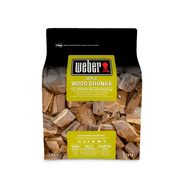  Weber Wood Chunks For Smoking - Apple